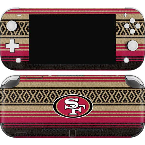 NFL San Francisco 49ers Trailblazer Nintendo Switch Lite Skin